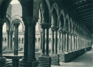 Benedictine Manastırı Manastırı, Monreale, Sicilya, İtalya, 1927