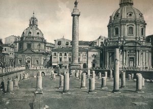 Trajan Forumu, Roma, İtalya, 1927 by Eugen Poppel