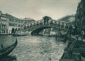 Rialto Köprüsü, Venedik, İtalya, 1927 by Eugen Poppel