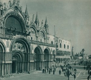 St Marks Bazilikası, Venedik, İtalya, 1927 by Eugen Poppel