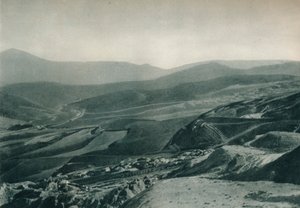 Kükürt madenlerinin görünümü, Agrigento, Sicilya, İtalya, 1927