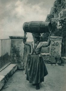 Su taşıyan, Capri, İtalya, 1927