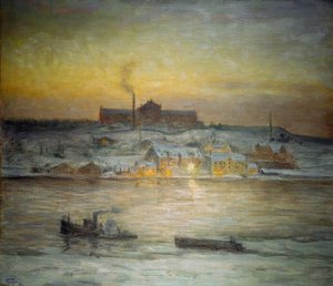 Erken kış sabahı by Eugen Prinz von Schweden