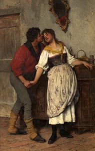 Kabul edildi, 1887 by Eugen von Blaas