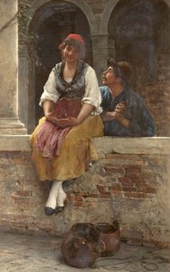 Teklif, 1887 by Eugen von Blaas