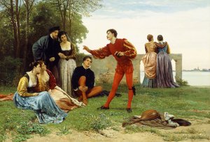 Resital, by Eugen von Blaas