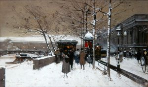 Gırgır rıhtımı by Eugene Galien Laloue
