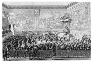 Parlamento Toplantısı, Versay 1776, 1885.