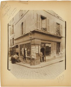"Documents for the History of Old Paris" albümünden bir sayfa, c.1910 by Eugène Atget