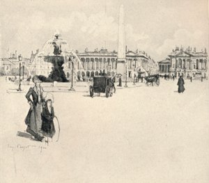 Concorde Meydanı, 1915 by Eugene Bejot