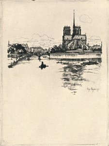 Notre Dame Apsis 1915