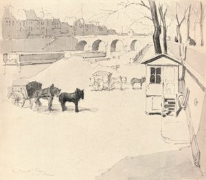 Pont Marie - Atlar ve Arabalar, 1915
