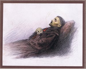 Aziz Francis ölüm döşeğinde, 1919