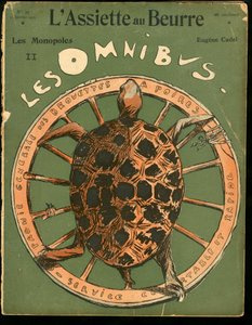 “” “L’Assiette au Beurre””” Kapağı, 93 numara, Renklerde Hiciv by Eugene Cadel