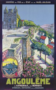 Afiş reklamı Angouleme (renkli litho) by Eugene Charles Paul Vavasseur