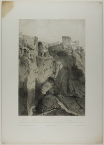 Tivoli: Vesta ve Sibyl Tapınakları ve Neptün Mağarası Harabeleri, İtalya Monumentale et Pittoresque