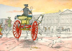 Louis XV döneminde tek atlı shay