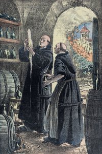 Dom Pierre Perignon (1639-1715), Benediktin keşişi, şampanya yapma sürecinin mucidi. Damblans