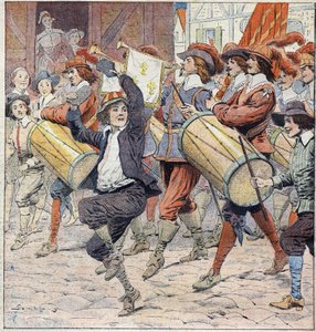 "Vint ans apres" (Yirmi yıl sonra) için illüstrasyon