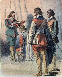 "Vint ans apres" (Yirmi yıl sonra) için illüstrasyon