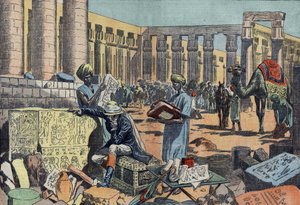 Jean Francois (Jean-Francois) Champollion (1790-1832), Fransız bir mısırbilimci, Thebes