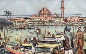 Mada Ashar, Damblans'ın 29 Ocak tarihli Fransız gazetesi "Le Pelerin"den çizimi by Eugene Damblans