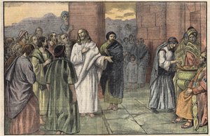 Dul kadının teklifi. Saint Mark