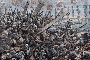 1914-1918 Savaşı. Belçika Cephesi 1914. Yser