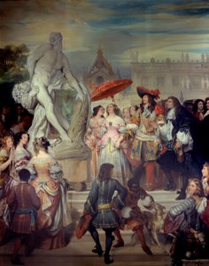 Pierre Puget (1620-1694), Milon of Crotone heykelini Versay kalesinin bahçelerinde Louis XIV