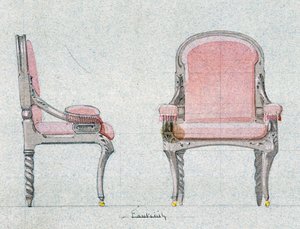 Altın oda için koltuk, Chateau d