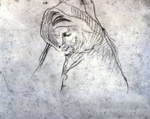 Sahel#39;deki Berberi yaşlı adam by Eugène Fromentin