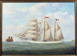 Le trois matats Saint Simon Boyama Eugene Margueritte-Grandin dit Eugene Grandin (1833-1916) 1908 Güneş. 0,6x0,8 m Fecamp, Newfoundland Müzesi