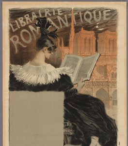 Romantik Kitabevi afişi Romantik Kitabevi (nesne üzerindeki başlık) by Eugene Grasset