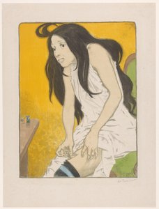 Morfin Bağımlısı Kadın La Morphinomane by Eugene Grasset