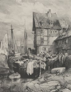 Bir Limanın İçi, 1833., 1833. by Eugene Isabey