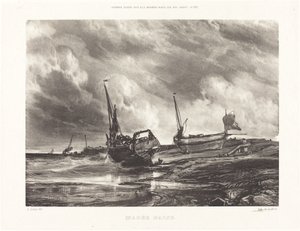 Alçak Gelgit by Eugene Isabey