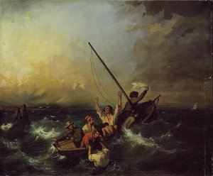 gemi enkazı by Eugene Isabey