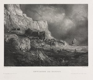 Altı Deniz Piyadesi, 1833. by Eugene Isabey