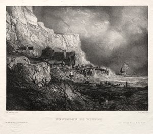 Altı Deniz Piyadesi: Dieppe Çevresi by Eugene Isabey