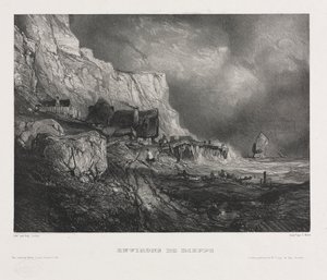 Altı Deniz Piyadesi: Dieppe Çevresi by Eugene Isabey