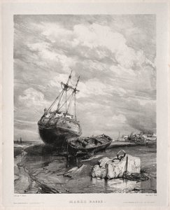 Altı Deniz Piyadesi: Alçak Gelgit by Eugene Isabey