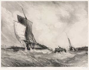 Altı Deniz Piyadesi: Limana Dönüş by Eugene Isabey