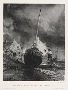 Altı Deniz Piyadesi: Aziz Valéry sur Somme Hatırası by Eugene Isabey