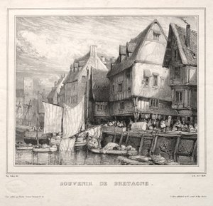 Hatıra Eşyası: Brittany Hatıra Eşyası, 1832. by Eugene Isabey