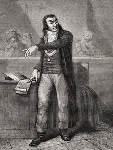 Antoine Quentin Fouquier-Tinville (1746-95), Blanpain tarafından oyulmuş