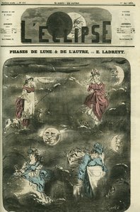 Ay evresi ve diğer, 4 sosyal kadın kategorisini temsil eden ayın 4 evresi. E. Ladreyt