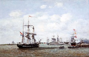 Anvers, Liman by Eugene Louis Boudin