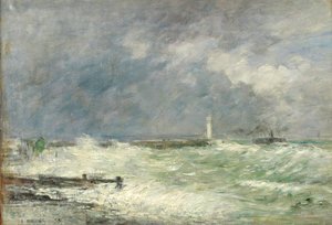 Fırtınalı Havada Le Havre Limanı