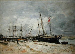 Le Crotoy by Eugene Louis Boudin