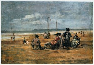 Sahilde, 1880 by Eugene Louis Boudin